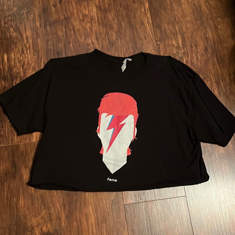 Bowie Fame crop top